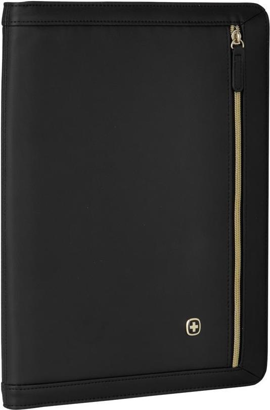 Wenger Amelie - Mappe mit Reißverschluss für Dokumente - Polyester, Polyurethan - Schwarz - 25,40cm (10) (611712) von Wenger