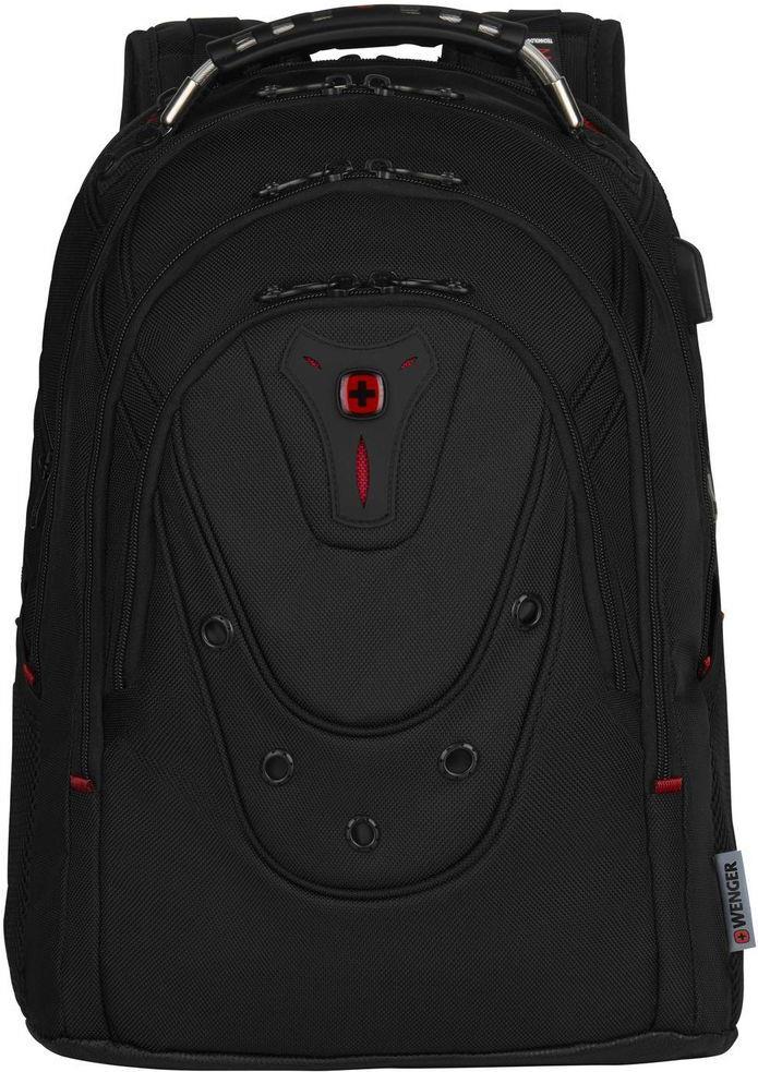 Wenger IBEX Deluxe - Notebook-Rucksack - 43.2 cm - 35,60cm (14) - 40,6cm (16) - Schwarz (606493) von Wenger