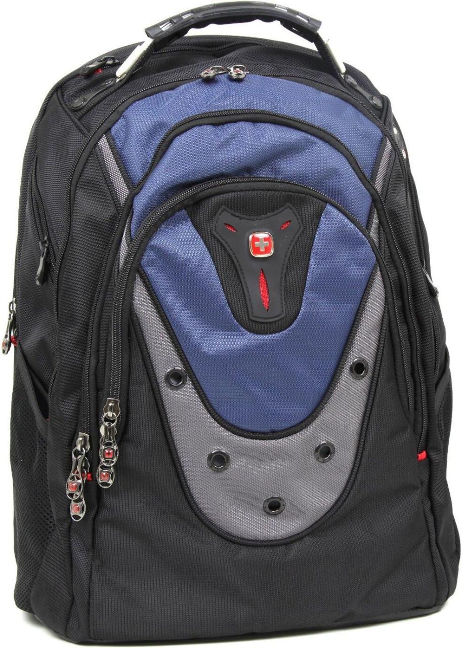 Wenger Ibex Notebook-Rucksack 43.9 cm (17") Schwarz/Blau von Wenger
