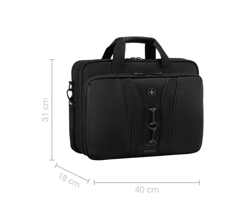 Wenger Legacy Black Series 40.64cm Laptop Briefcase (653630) von Wenger