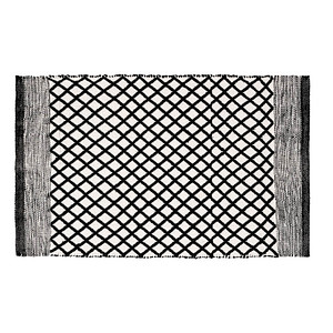 WENKO Badematte Tara schwarz, weiß 50,0 x 80,0 cm von Wenko