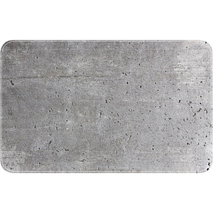 WENKO Badewannenmatte Concrete grau 70,0 x 40,0 cm von Wenko