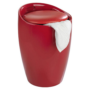 WENKO Badhocker mit Wäschesammler Candy 20624100 rot WENKO Badhocker mit Wäschesammler Candy 20624100 rot von Wenko