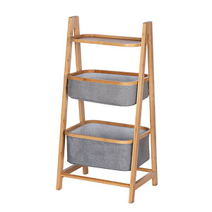 WENKO Beistellregal Bahari braun, grau 44,0 x 34,0 x 91,0 cm WENKO Beistellregal Bahari braun, grau 44,0 x 34,0 x 91,0 cm von Wenko