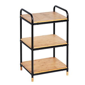 WENKO Beistellregal Loft braun, schwarz 42,0 x 33,5 x 69,0 cm WENKO Beistellregal Loft braun, schwarz 42,0 x 33,5 x 69,0 cm von Wenko