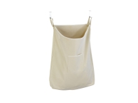 WENKO Canguro, 65 l, Baumwolle, Edelstahl, Beige, Silber, Aufhängungshaken, 520 mm, 100 mm WENKO Canguro, 65 l, Baumwolle, Edelstahl, Beige, Silber, Aufhängungshaken, 520 mm, 100 mm von Wenko