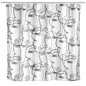 WENKO Duschvorhang Faces Motiv 180,0 x 200,0 cm WENKO Duschvorhang Faces Motiv 180,0 x 200,0 cm von Wenko