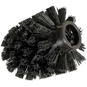 WENKO Ersatzbürstenkopf schwarz Kunststoff von Wenko