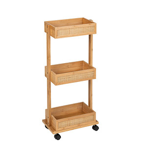 WENKO Etagenwagen Allegre braun 18,5 x 32,0 x 71,5 cm WENKO Etagenwagen Allegre braun 18,5 x 32,0 x 71,5 cm von Wenko