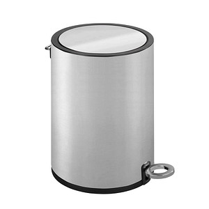 WENKO Monza Kosmetikeimer 3,0 l silber matt von Wenko