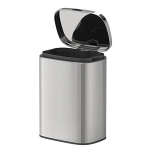 WENKO Sare Kosmetikeimer Wandmontage 5,0 l silber, glänzend von Wenko