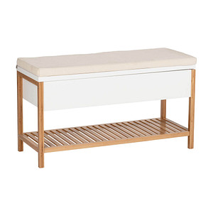 WENKO Schuhbank Finja 50719800 braun Holz 90,0 cm von Wenko