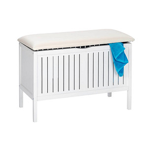 WENKO Sitztruhe Oslo 21856100 weiß Holz 78,0 cm WENKO Sitztruhe Oslo 21856100 weiß Holz 78,0 cm von Wenko