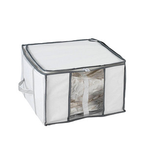 WENKO Soft Box S Vakuum-Unterbettkommode perlweiß/grau 40,0 x 25,0 x 42,0 cm von Wenko