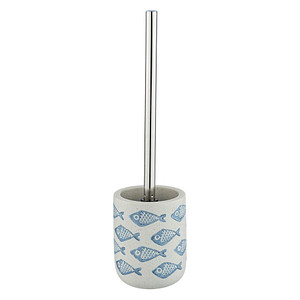 WENKO WC-Garnitur Aquamarin weiß, blau Stein WENKO WC-Garnitur Aquamarin weiß, blau Stein von Wenko