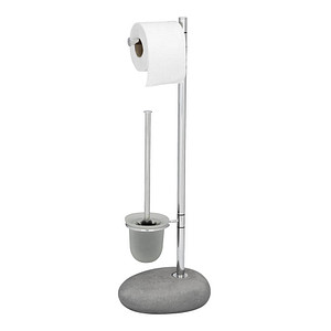 WENKO WC-Garnitur Pebble steingrau Stein WENKO WC-Garnitur Pebble steingrau Stein von Wenko
