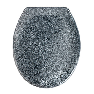WENKO WC-Sitz mit Absenkautomatik Ottana grau, granit von Wenko