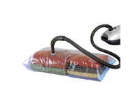 WENKO 3792730100, Weiche Kleidungsaufbewahrungstasche, Transparent, Polyamid, Polyethylen, Reißverschluss, 92 cm, 136 cm von Wenko