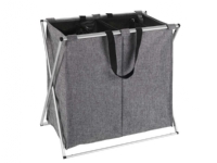 Wenko Wäschekorb Duo 2x 60 Liter 59 x 57 x 38 cm Polyester grau Wenko Wäschekorb Duo 2x 60 Liter 59 x 57 x 38 cm Polyester grau von Wenko