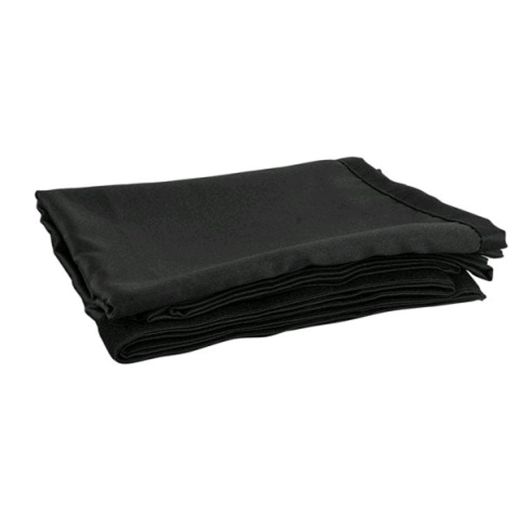 Wentex Pipe & Drape Bühnenmolton, 280x120cm, seidenmatt schwarz von Wentex