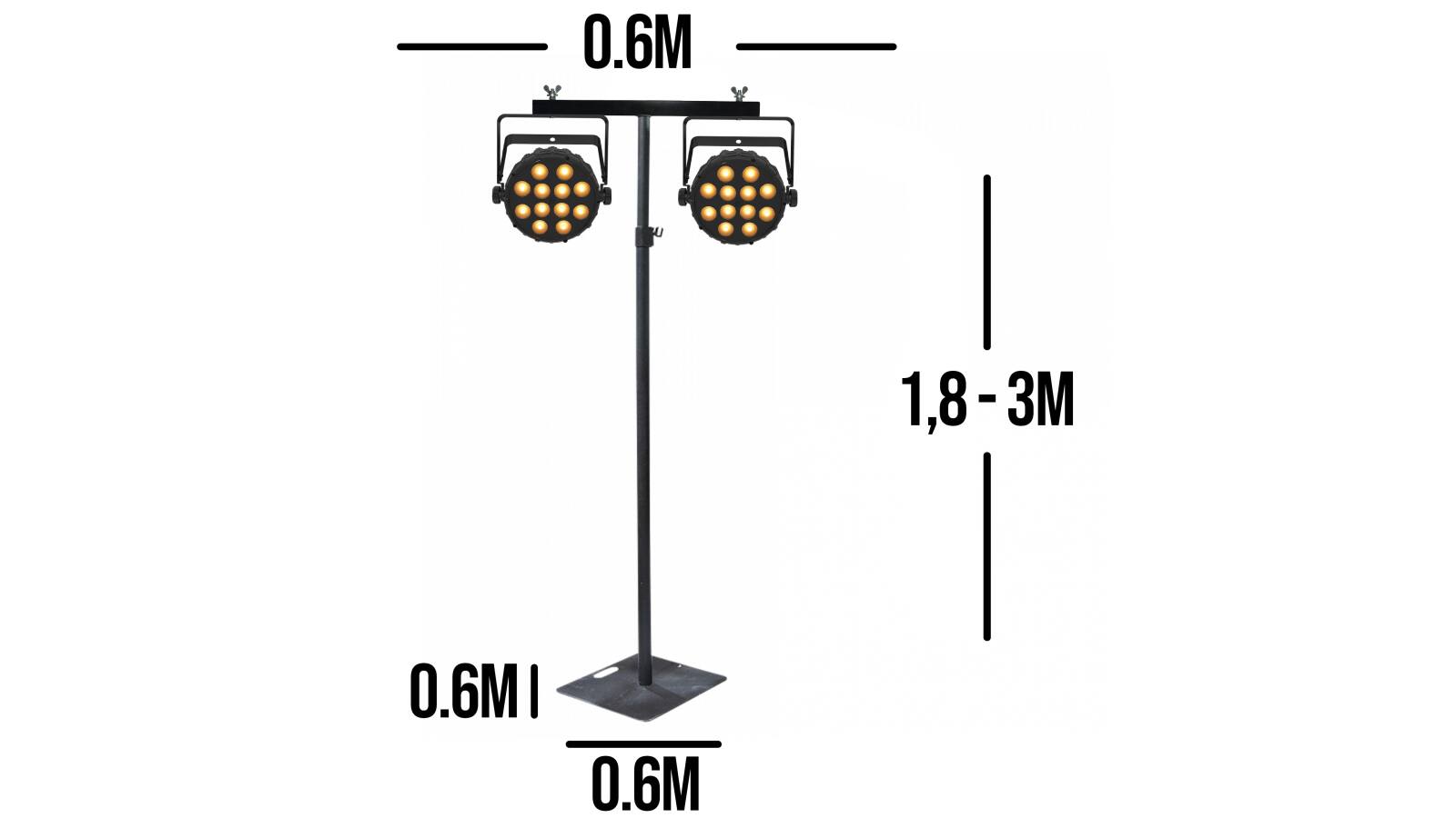 Wentex Pipes & Drapes SET Easy Lighting Wentex Pipes & Drapes SET Easy Lighting von Wentex