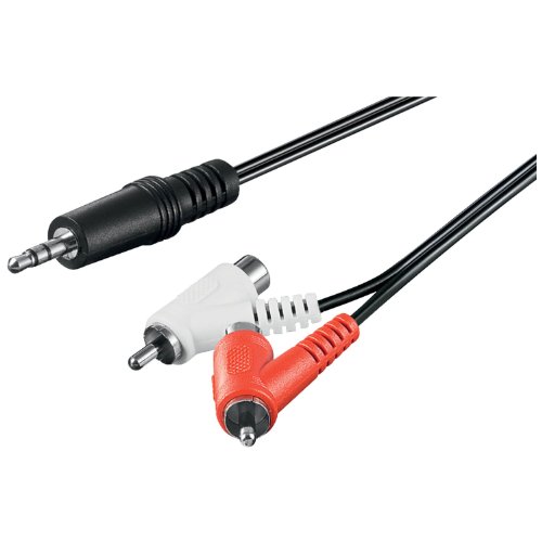 1.5m 3.5mm stereo Stecker auf 2x spezial Cinch Stecker (7 Stück) von Wentronic