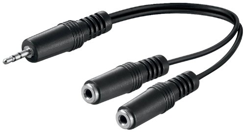10 Stück, 0.2m 3.5mm stereo Stecker auf 2x 3.5mm Kupplung 10 Stück, 0.2m 3.5mm stereo Stecker auf 2x 3.5mm Kupplung von Wentronic