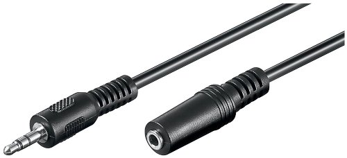 10 Stück, 3m 3,5mm Klinke Verlängerung Audio Kabel 3,0 m 3,5 mm stereo Stecker 3,5 mm stereo BUCHSE 3 m von Wentronic