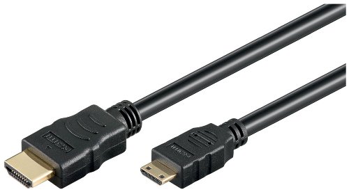 10 Stück, Wentronic HDMI High Speed Kabel mit Ethernet (HDMI A-Stecker auf HDMI C-Stecker) 1,5 m von Wentronic