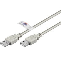 10er Set USB Kabel zertifiziert (A-Stecker auf A-Stecker) 3m von Wentronic