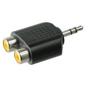 50 Stück Adapter 3.5mm Stecker Stereo auf 2x Cinch Kupplung 50 Stück Adapter 3.5mm Stecker Stereo auf 2x Cinch Kupplung von Wentronic