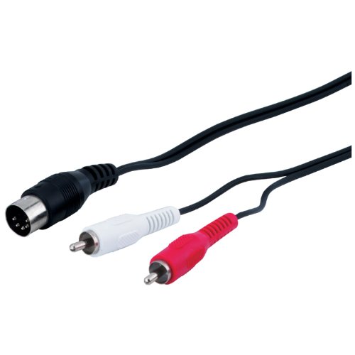 AV Kabel 5-polig DIN-Stecker 2 x Cinchstecker 1.5m AV Kabel 5-polig DIN-Stecker 2 x Cinchstecker 1.5m von Wentronic