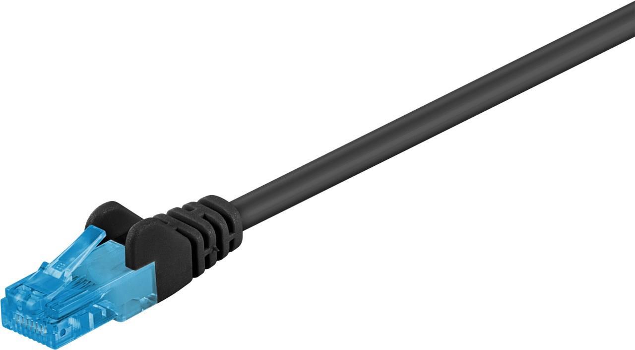 Goobay 55415 Netzwerkkabel 30 m Cat6a U/UTP (UTP) Schwarz (55415) von Wentronic