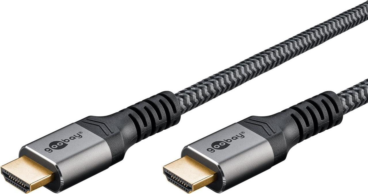 Goobay 64998 HDMI-Kabel 15 m HDMI Typ A (Standard) Grau (64998) von Wentronic