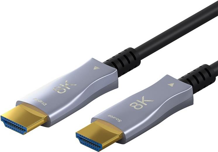 Goobay 65558 HDMI-Kabel 100 m HDMI Typ A (Standard) Schwarz - Grau (65565) von Wentronic