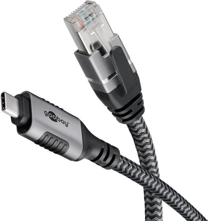 Goobay 70755 Netzwerkkabel Schwarz - Silber 15 m Cat6 F/UTP (FTP) (70755) von Wentronic