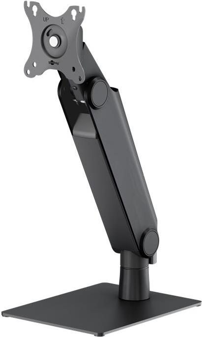 Goobay Freistehende Single-Monitorhalterung, schwarz (70821) von Wentronic