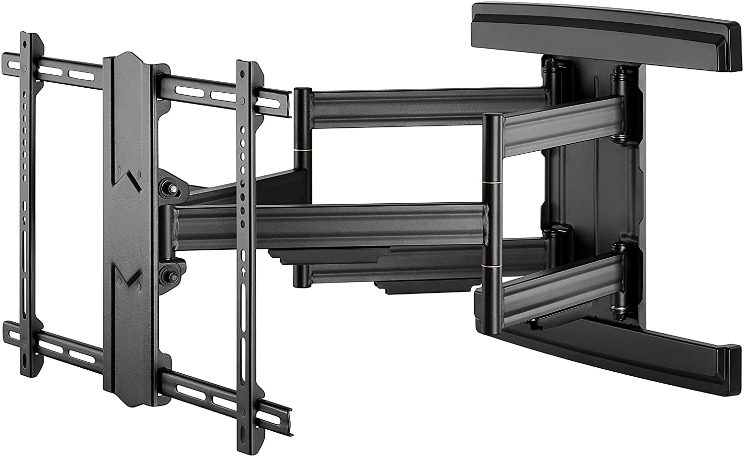 Goobay Pro TV-Wandhalterung Pro FULLMOTION (L) wide Range, Schwarz - für Fernseher von 94,00cm (37) bis 177,80cm (70) (94-178 cm) , vollbeweglich (schwenkbar und neigbar) bis 70kg (49935) von Wentronic