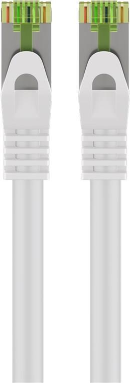 Goobay RJ45 Patchkabel mit CAT 8.1 S/FTP Rohkabel, weiß (61111) von Wentronic