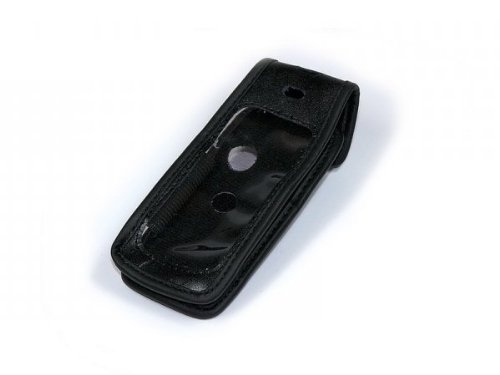 Ledertasche schwarz mit Gürtelclip für Nokia 6020/6021 von Wentronic
