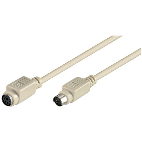 PS/2 Tastatur- / Maus-Kabel; CAK PS2 200 M/F 2m PS/2 Tastatur- / Maus-Kabel; CAK PS2 200 M/F 2m von Wentronic