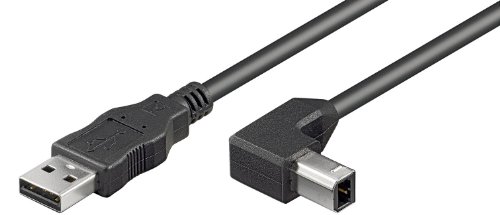 USB 2.0 Kabel A Stecker auf B Winkelstecker 2.0m (10 x USB-Kabel) von Wentronic