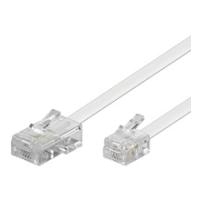 Wentronic 3m RJ-11/RJ-45 Cable - RJ-45 - RJ-11 - Männlich/männlich - Weiß (93061) von Wentronic