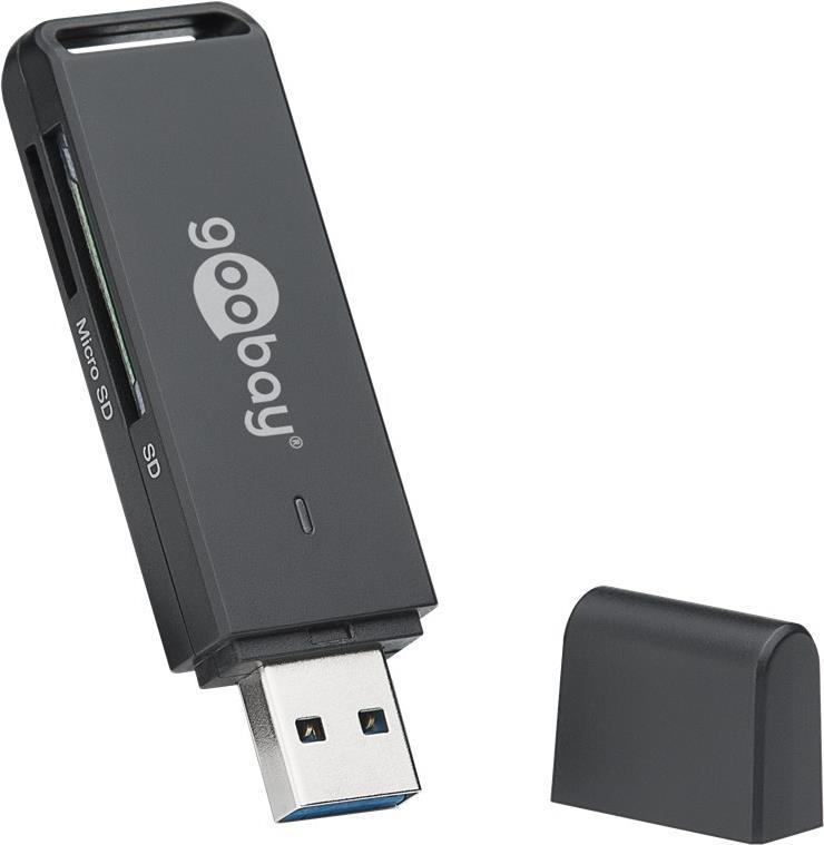 Wentronic 58260 Kartenleser USB 3.2 Gen 1 (3.1 Gen 1) Eingebaut Schwarz (58260) von Wentronic