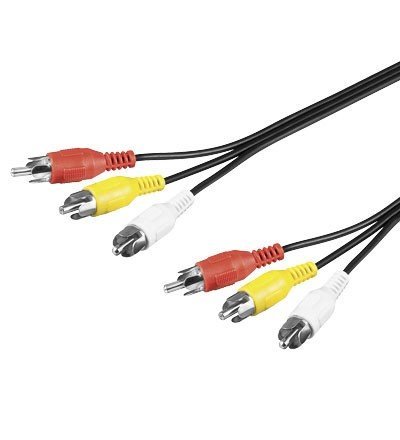 Wentronic Audio-Video-Kabel 3,0 m ; AVK 354-0300 3.0m Wentronic Audio-Video-Kabel 3,0 m ; AVK 354-0300 3.0m von Wentronic