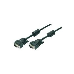 Wentronic Components Handels Goobay - VGA-Kabel - HD-15 (M) - HD-15 (M) - 15,0m - Flügelschrauben - Schwarz (68139) von Wentronic