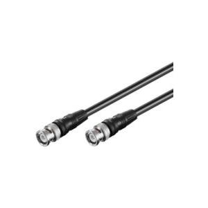 Wentronic Goobay BNC Verbindungskabel, Schwarz, 10 m - BNC-Stecker > BNC-Stecker (50088) von Wentronic