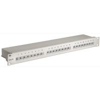 Wentronic Goobay CAT 6 48,30cm (19)  Patch Panel, 24 Port, Grau - STP geschirmt, Grau (94036) von Wentronic