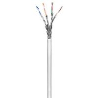 Wentronic Goobay CAT 6 Netzwerkkabel, S/FTP (PiMF), Grau, 305 m - CCA Kupfergemisch, AWG 23/1 (solid), PVC (95696) von Wentronic