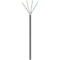Wentronic Goobay CAT 6 Outdoor Netzwerkkabel, U/UTP, Schwarz, 100 m - CCA, AWG 24/7 (stranded), PE (57199) von Wentronic